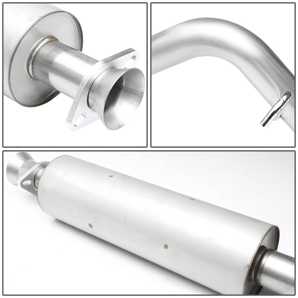 2002-2007 Jeep Liberty Catback Exhaust System - Stainless Steel