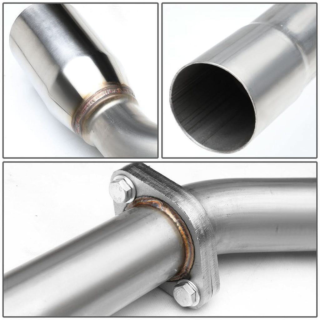 07-13 Jeep Patriot Catback Exhaust System Single Tip Stainless Steel