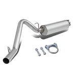 2000-2006 Jeep Wrangler Single Catback Exhaust System Stainless Steel