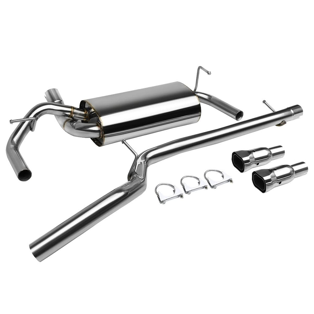 2007-2016 Jeep Wrangler 2DR Catback Exhaust System Stainless Steel