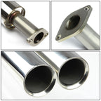 2006-2011 Kia Rio Dual Rolled Tip Catback Exhaust Stainless Steel
