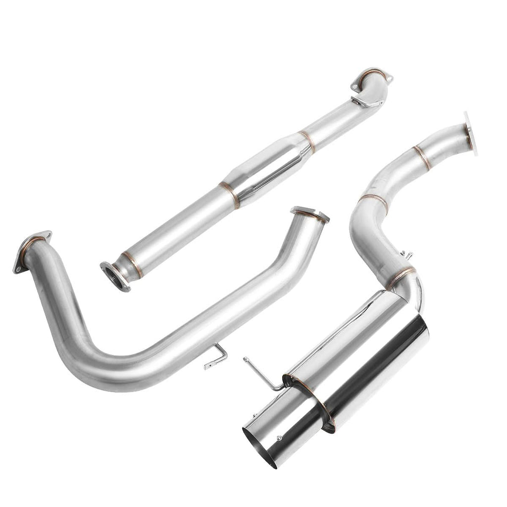 2000-2005 Mitsubishi Eclipse V6 Single Tip Catback Exhaust Stainless Steel