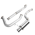 2000-2005 Mitsubishi Eclipse V6 Single Tip Catback Exhaust Stainless Steel