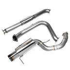 00-05 Mitsubishi Eclipse V6 Catback Exhaust Single Burnt Tip Stainless Steel