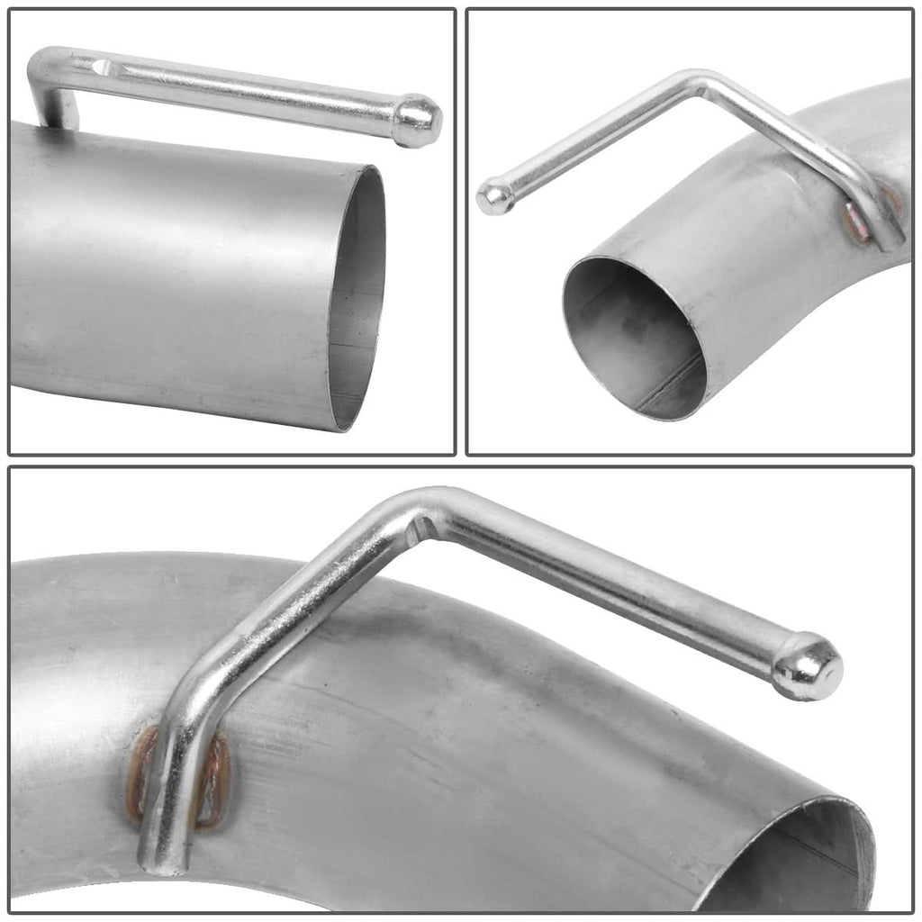 10-15 Chevrolet Camaro Dual Rolled Tip Axleback Exhaust Stainless Steel