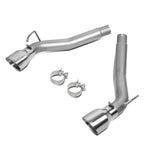 10-15 Chevrolet Camaro 6.2L Axelback Dual Rolled Tip Exhaust Stainless Steel