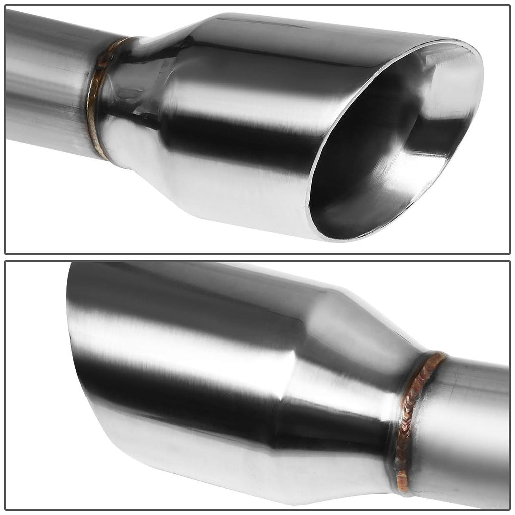 2005-2010 Ford Mustang Axleback Exhaust Dual Rolled Tip Stainless Steel