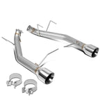 11-14 Ford Mustang 3.7L Axelback Exhaust Dual Rolled Tip Stainless Steel