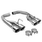 2018-2020 Ford Mustang 5.0L Axleback Exhaust Dual Rolled Tip Stainless Steel