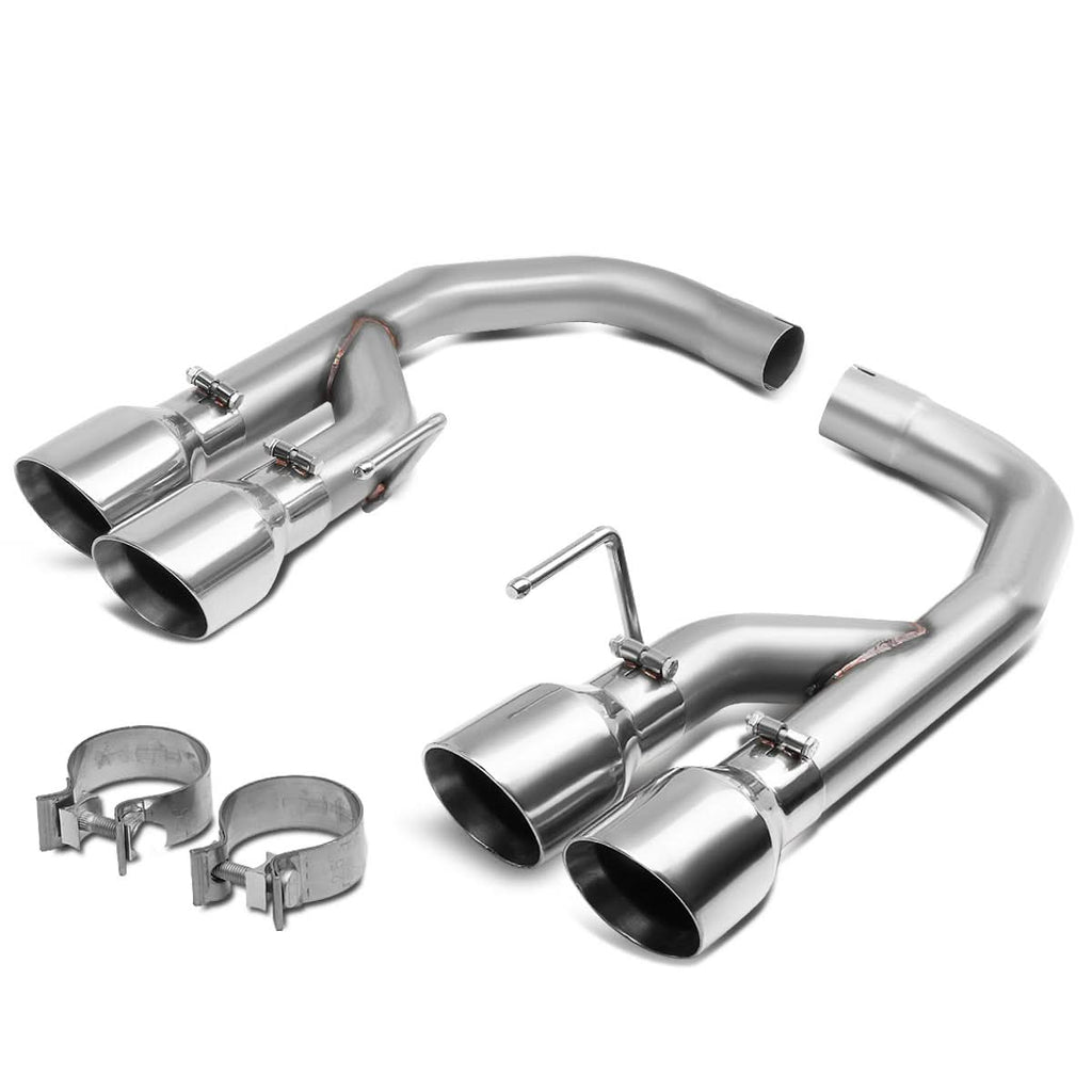 2018-2020 Ford Mustang 5.0L Axleback Exhaust Dual Rolled Tip Stainless Steel
