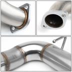 2011-2016 Scion tC Axle Back Exhaust Single Rolled Tip Stainless Steel