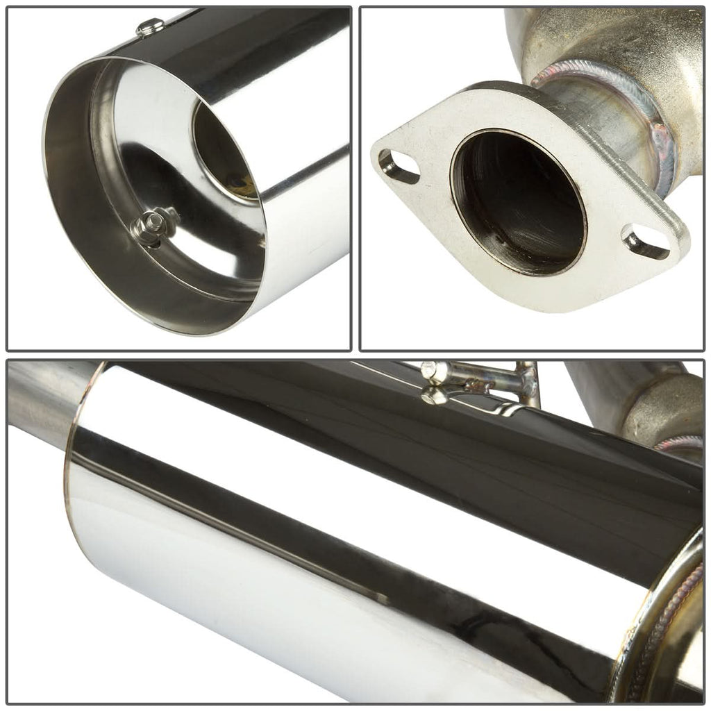 2007-2012 Nissan Altima Sedan Catback Exhaust Dual Tip Stainless Steel