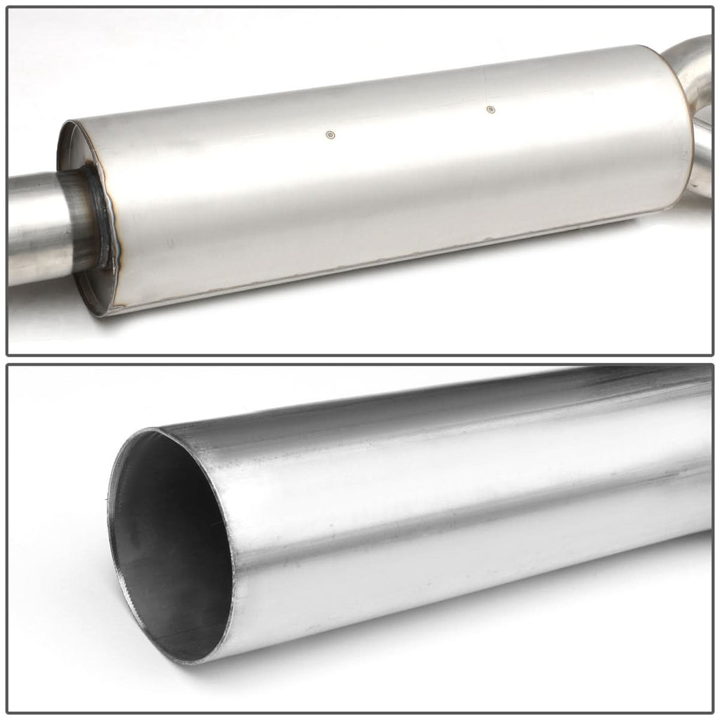 2005-2017 Nissan Frontier Single Tip Catback Exhaust - Stainless Steel