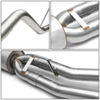 2005-2017 Nissan Frontier Single Tip Catback Exhaust - Stainless Steel