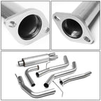 2005-2017 Nissan Frontier Single Tip Catback Exhaust - Stainless Steel