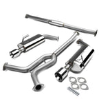 2004-2008 Nissan Maxima Dual Rolled Tip Catback Exhaust - Stainless Steel
