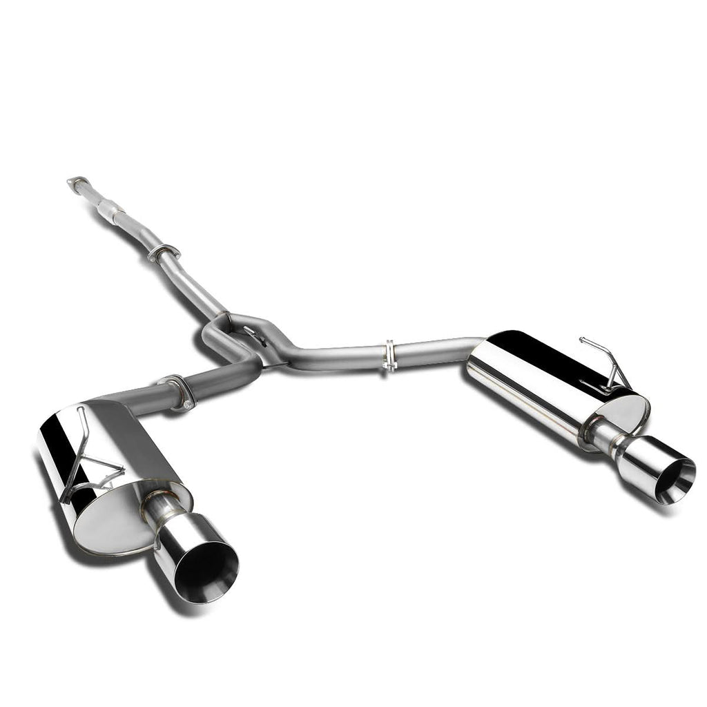 2004-2008 Nissan Maxima Dual Rolled Tip Catback Exhaust - Stainless Steel