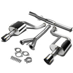 2009-2015 Nissan Maxima Catback Exhaust System Dual Burnt Tips Stainless