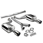 2009-2015 Nissan Maxima Catback Exhaust System Dual Burnt Tips Stainless