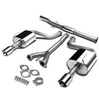 09-15 Nissan Maxima Catback Exhaust System Dual Rolled Tip Stainless Steel