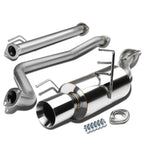 2002-2006 Nissan Sentra Catback Exhaust Single Rolled Tip Stainless Steel