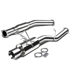 89-94 Nissan 240SX Catback Exhaust Single Rolled Tip Stainless Steel