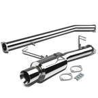 1995-1998 Nissan 240SX S16 Dual Tip Catback Exhaust - Stainless Steel