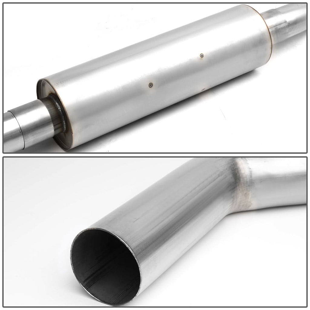 95-98 Nissan 240SX S14 Catback Exhaust Single Rolled Tip Stainless Steel