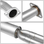 2007-2015 Nissan Titan Single Tip Catback Exhaust Stainless Steel