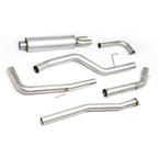 2007-2015 Nissan Titan Single Tip Catback Exhaust Stainless Steel