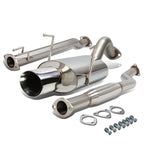 02-05 Honda Civic Si EP3 OE Style Single Tip Catback Exhaust - Stainless Steel