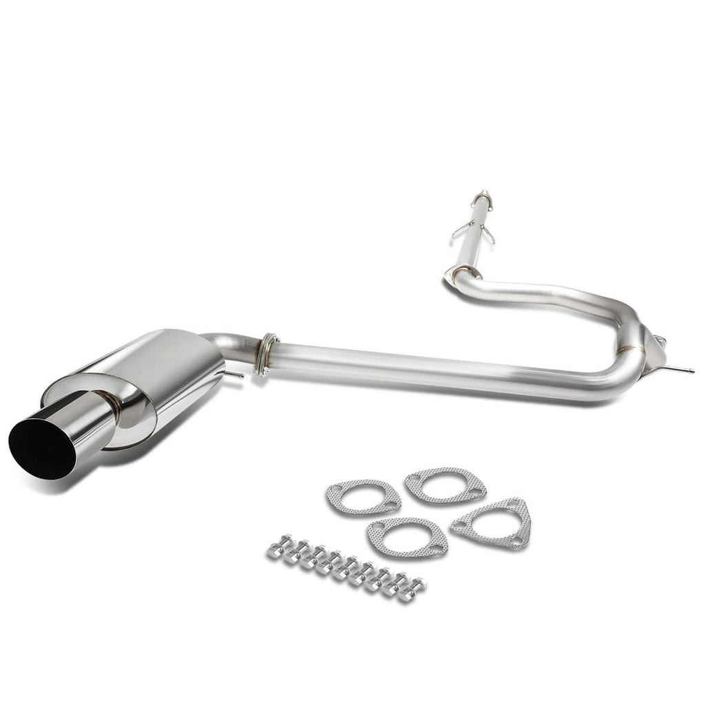 88-91 Honda Civic 4-Door OEM Style Catback Exhaust Stainless Steel