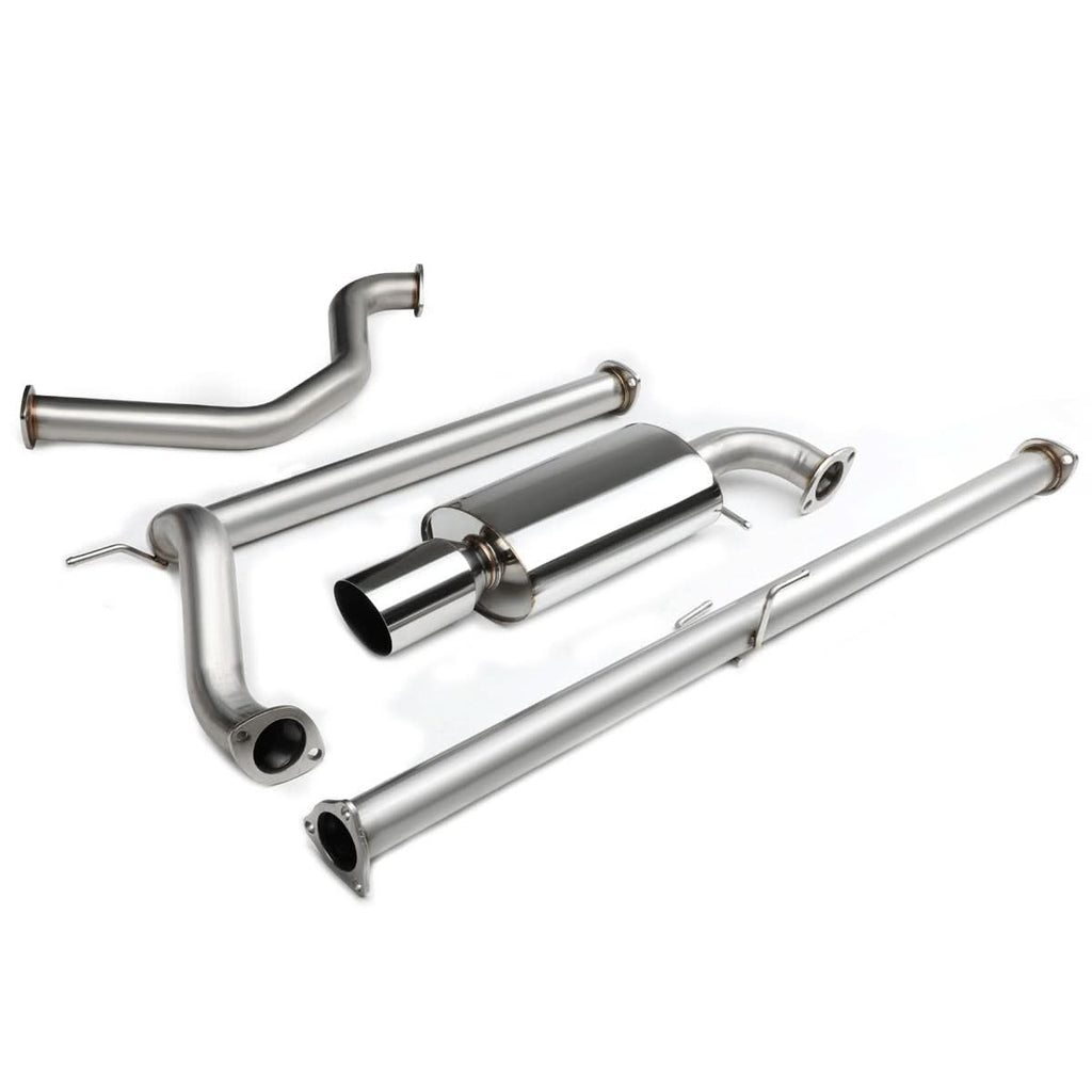 88-91 Honda Civic 4-Door OEM Style Catback Exhaust Stainless Steel