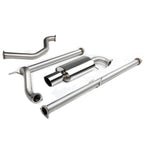 88-91 Honda Civic 4-Door OEM Style Catback Exhaust Stainless Steel