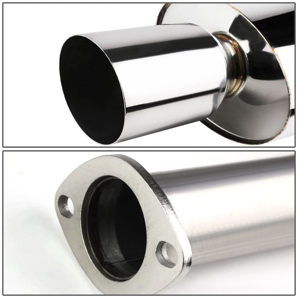 88-91 Honda Civic 4-Door OEM Style Catback Exhaust Stainless Steel