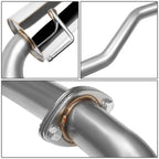 2005-2010 Scion tC Catback Exhaust System Single Tip Stainless Steel