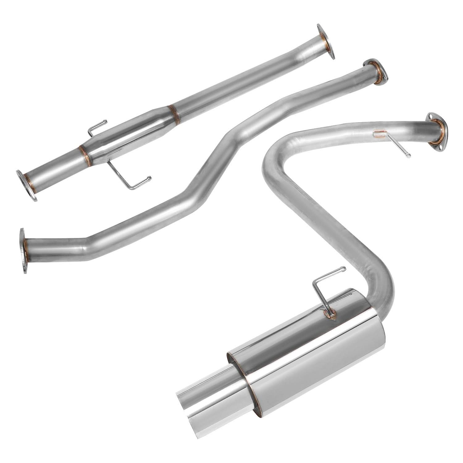 2005-2010 Scion tC Catback Exhaust System Single Tip Stainless Steel