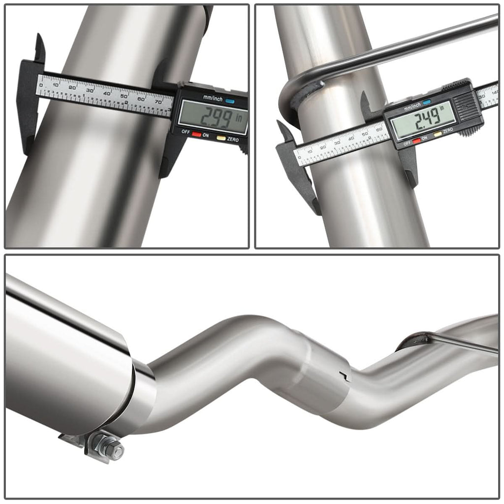2004-2008 Ford F-150 / Lincoln Mark LT Catback Exhaust System Stainless Steel