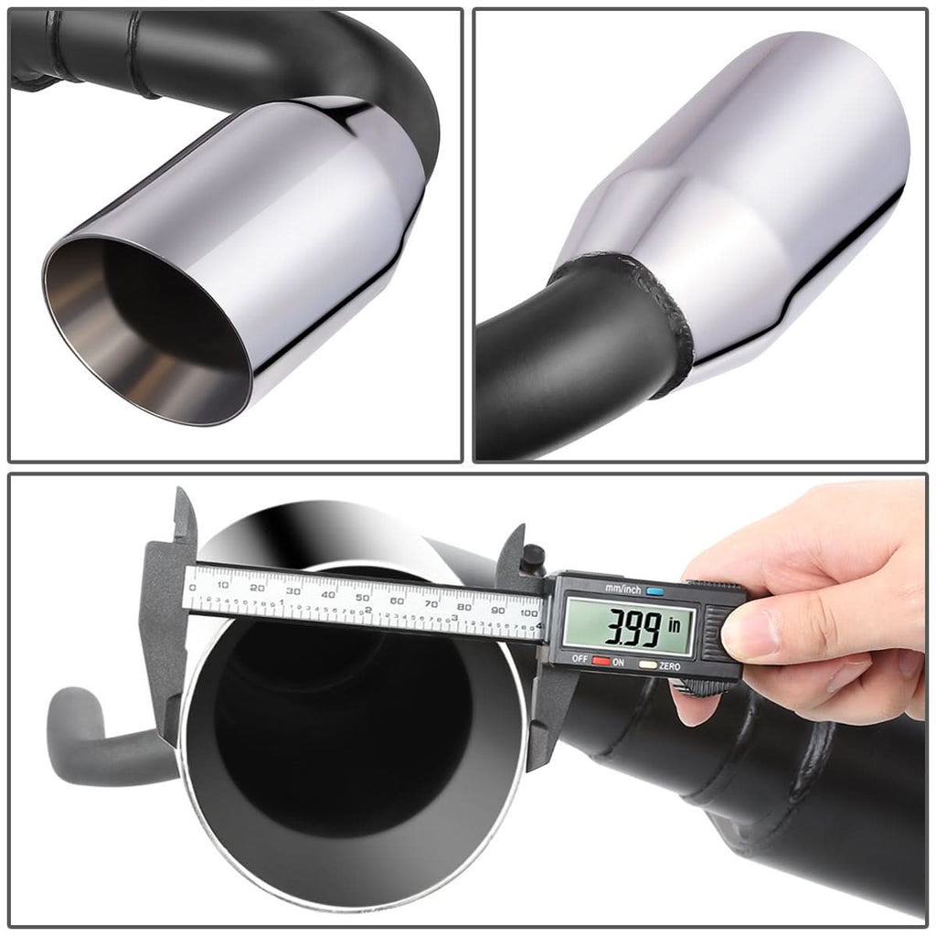 2012-2017 Jeep Wrangler JK Catback Exhaust System Stainless Steel