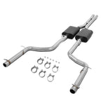 2009-2014 Dodge Challenger 5.7L Catback Exhaust System Aluminized Steel