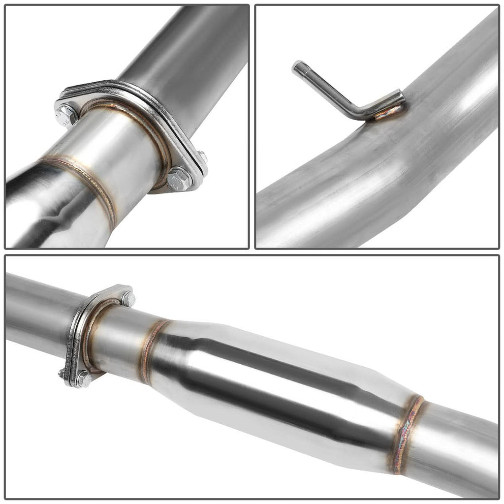 2002-2007 Subaru WRX STI Catback Exhaust Single Burnt Tip Stainless Steel