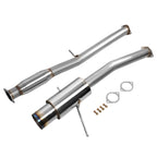 2002-2007 Subaru WRX STI Catback Exhaust Single Burnt Tip Stainless Steel
