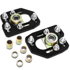 90-93 Ford Mustang Front Upper Camber Plates - Black