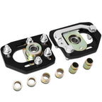 90-93 Ford Mustang Front Upper Camber Plates - Black