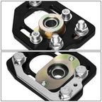 90-93 Ford Mustang Front Upper Camber Plates - Black