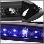 02-07 Chevrolet Silverado / GMC Sierra Black Housing Blue LED Cab Light