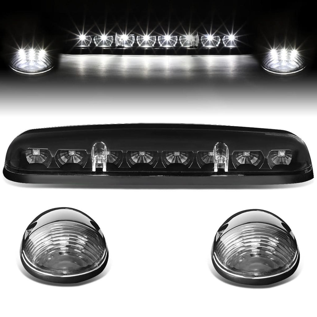 2002-2007 Chevrolet Silverado / GMC Sierra Cab Light - Black Housing / White LED