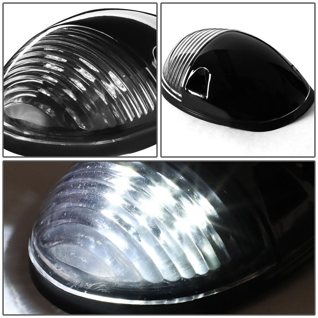 2002-2007 Chevrolet Silverado / GMC Sierra Cab Light - Black Housing / White LED