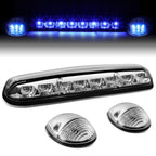 02-07 Chevrolet Silverado / GMC Sierra Chrome Housing Blue LED Cab Light
