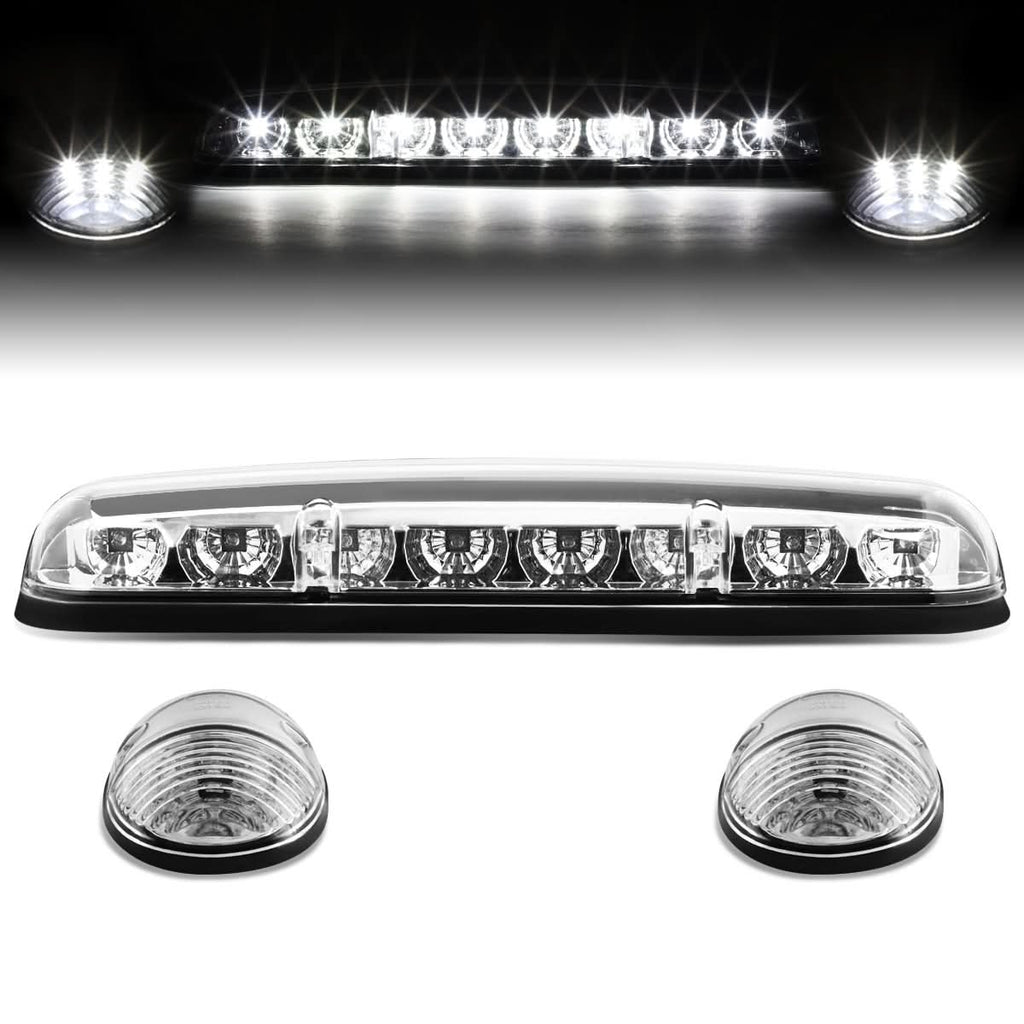 02-07 Chevy Silverado / GMC Sierra Cab Light - Chrome Housing White LED
